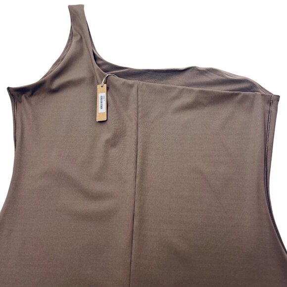 SKIMS All-In-One One Shoulder Onsie Jumpsuit Umber 4X - Picture 6 of 11